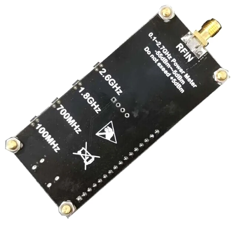 1M-8Ghz AD8319 RF miernik mocy typu-C USB 24 Bit ADC wysoka precyzja RF dla wzmacniacza radiowego 900M 2.4G 5.8G