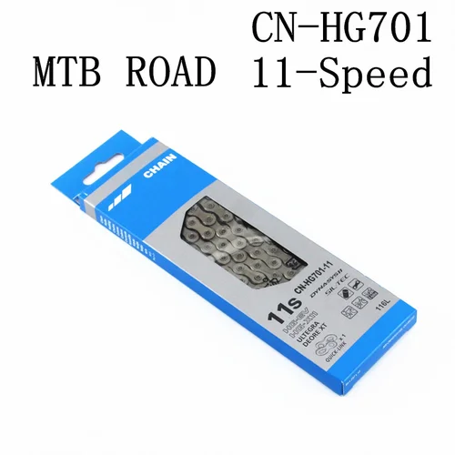 Imagen 2 del producto Cadena de bicicleta Shimano HG701 HG601 HG901 cadena de bicicleta de 11 velocidades 11V 116L R7000 MTB Road 5800 M7000 cadena con eslabón faltante