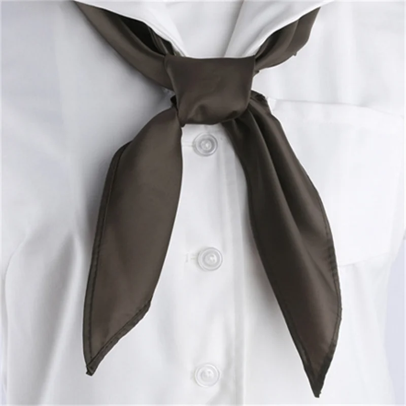 Japanese School JK Uniform Bow Tie For Girls Sailor Suit Accessories Triangle Scarf Collar 22 Colors Student Silk Scarf