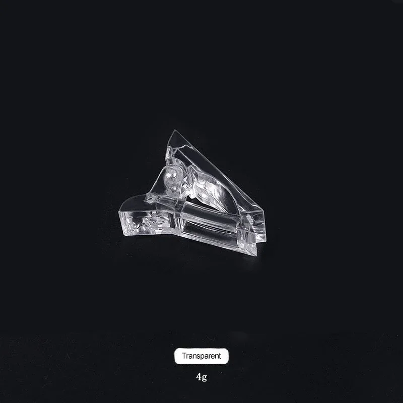 Прозрачные зажимы для дизайна ногтей, гель-лак, фиксированное наращивание ногтей, пластиковые зажимы, маникюрные инструменты, зажим для ногтей