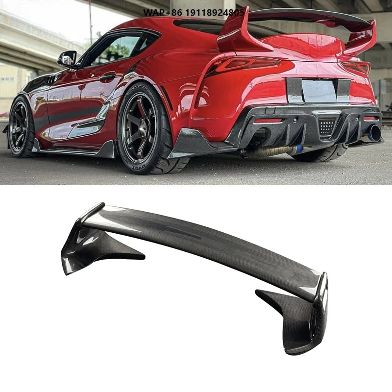 

Rear Trunk Wing Carbon Fiber for Gr Supra A90 A91 Mk5 ST Style Tail Wing Rear Spoiler Lip Wings