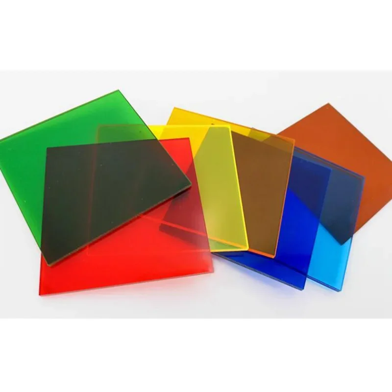 Clear Transparent Colored Acrylic Sheet Plate Acrylite Lucite Plastic PMMA Plexiglass