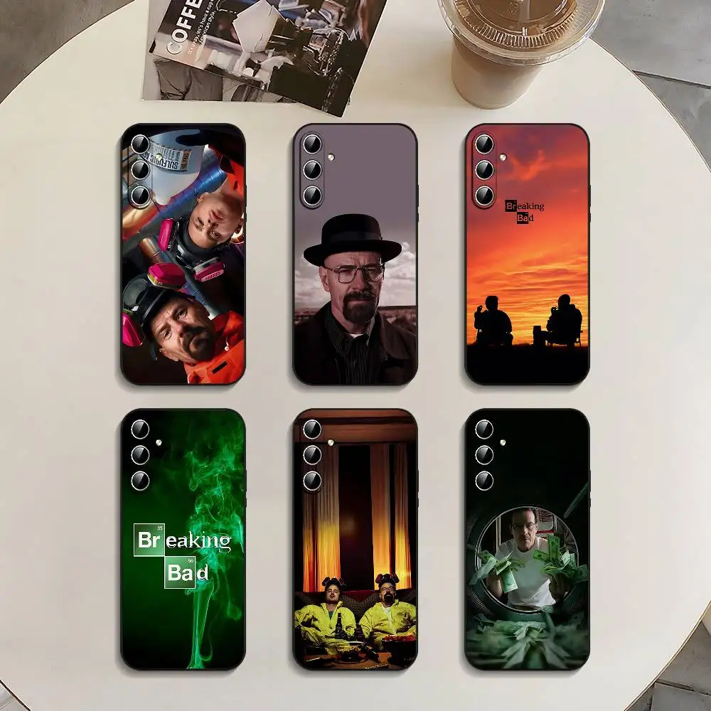 

Cool H-Breaking Bad-S Phone Case Black Shockproof Case For Samsung S24/S25/S22/S30/Note20/Lite/Ultra/5G/Plus/FE