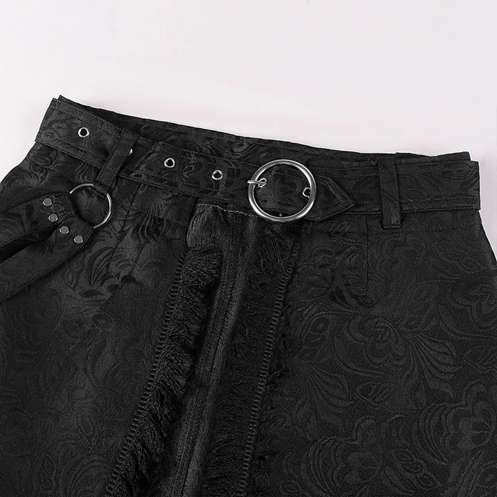 Men 's Men's Skirt Skirt Spring Summer Vacation Black For Vacation Holiday Male Polyester Regular Slight Stretch