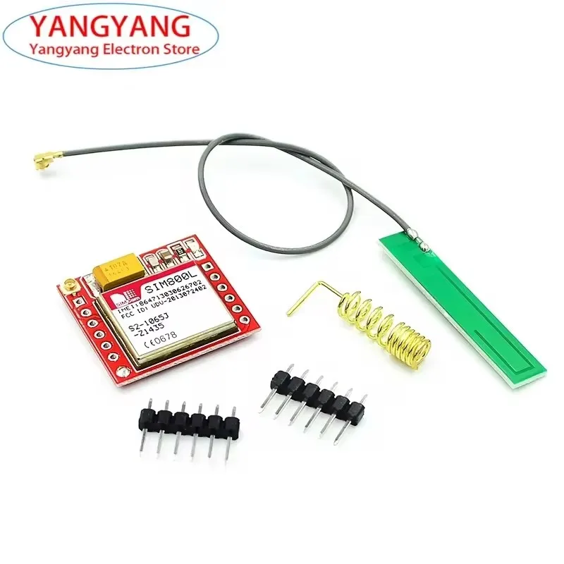 New SIM800L GPRS GSM Module Micro SIM Card Core Quad-band TTL Serial Port Antenna PCB Wireless WIFI SIM800L Board For Arduino