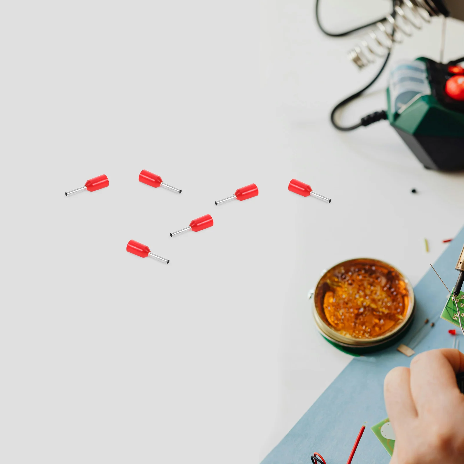 

1000Pcs Tinned Tube Type Pin Terminals Pre-Insulated Electrical Wire Ferrules Connectors Quick Wiring for Household Automotive