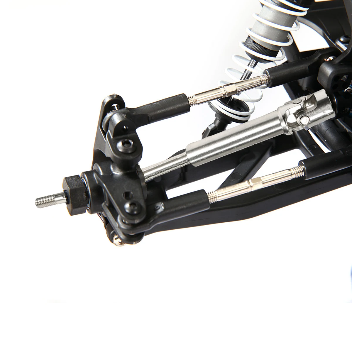 Front Rear Stainless Steel Drive Shaft Universal Joint Driveshaft For 1/10 RC Truck SLASH 4X4 XVL Rustler Stampede Hoss HQ727
