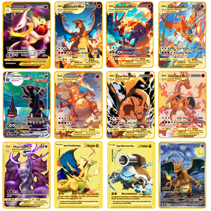 New Pokemon Metal Card 10000 Points Arceus Charizard Super Card Golden English Mewtwo Vmax GX EX Christmas gifts - AliExpress 26 New Pokemon Metal Card 10000 Points Arceus Charizard Super Card Golden English Mewtwo Vmax GX EX Christmas gifts - AliExpress 26