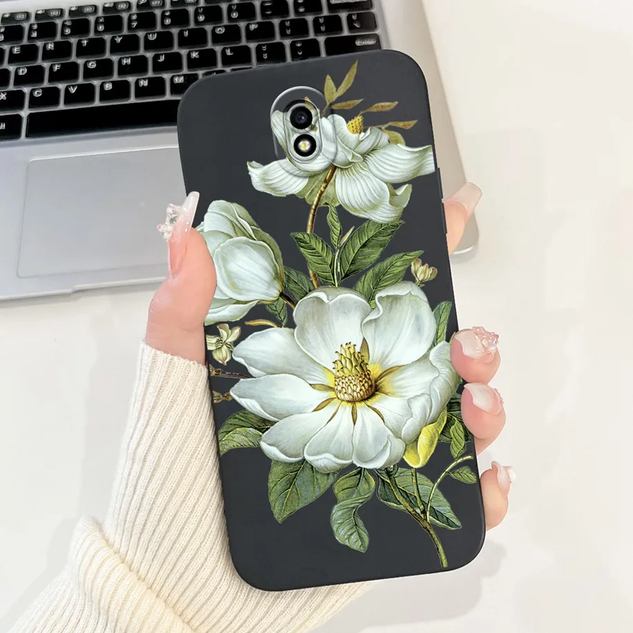 Case For Samsung Galaxy J3 2017 / J5 2017 / J7 2017 Silicone Cover Fashion Cactus Flower Bumper For Samsung J730 J530 J330 Coque view 3