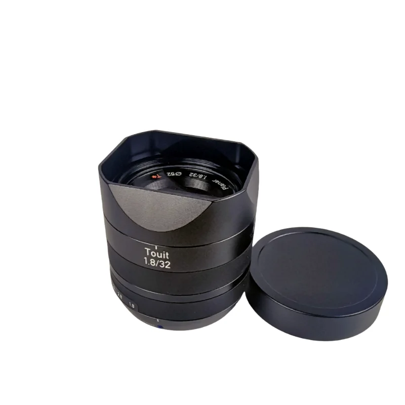 zeiss-touit-18-32用メタルキャップ付きバヨネットメタルスクエアレンズフード