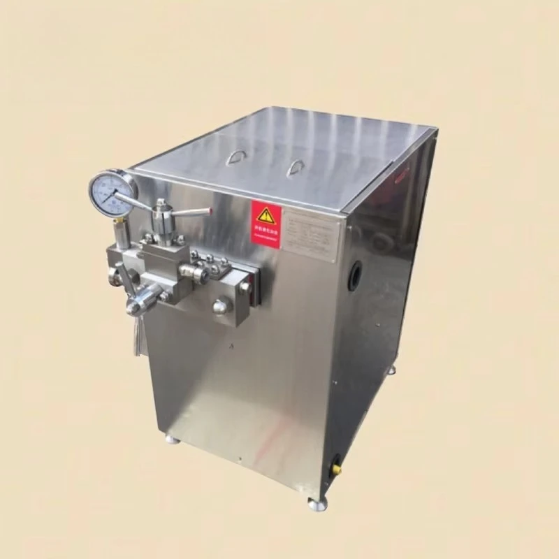 300L/H High Pressure Homogenizer Three Pistons Cream Milk Juice Yogurt Production Line High Shear Mixer Homogenizer
