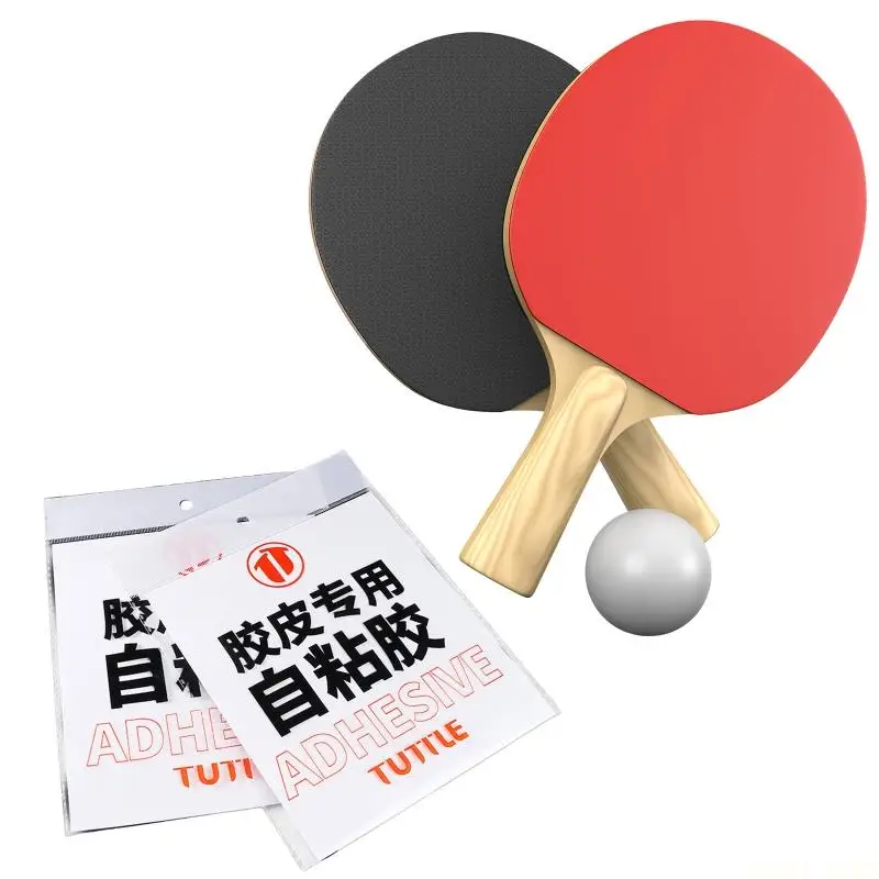 

U2JB Двухсторонняя самоклеющаяся накладка для настольного тенниса улучшает отскок и контроль, гибкая для различных стилей игры