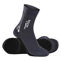 ZCCO Neoprene Diving Socks 3mm Diving Wetsuits Water Fin Sock Warm Surfing Booties Beach Socks for Snorkeling Water Sports XL