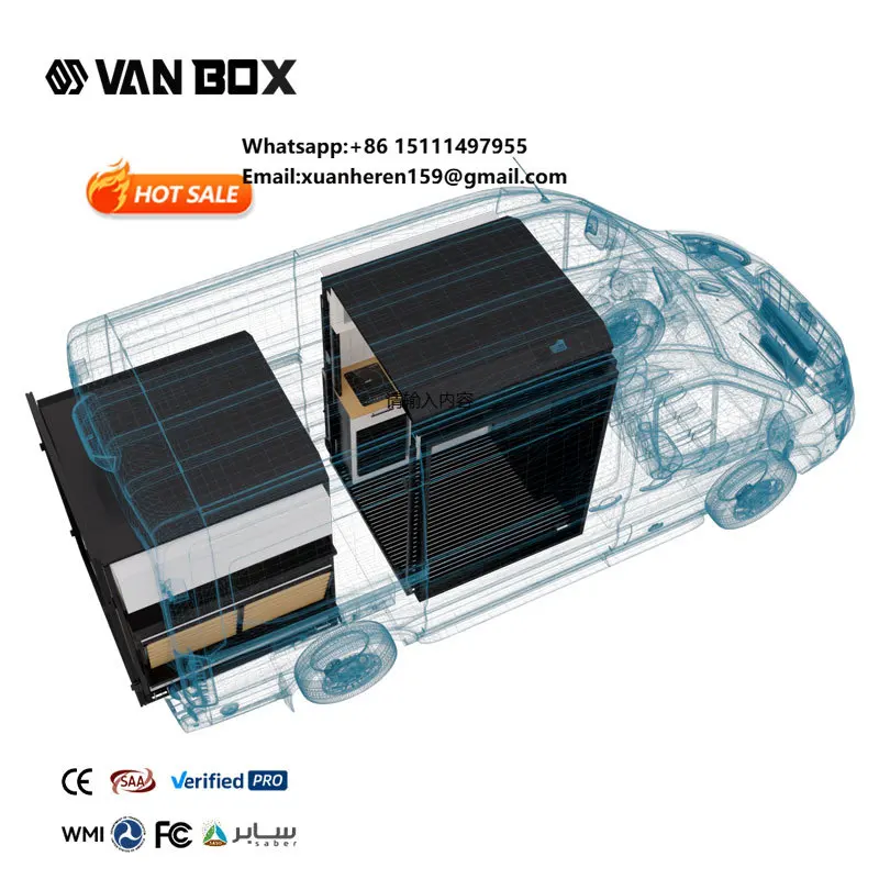 Camping Van Module Box Conversion Kit Vanbox Cheap Modular Camper Van Layout Kitvan Conversion for Sale