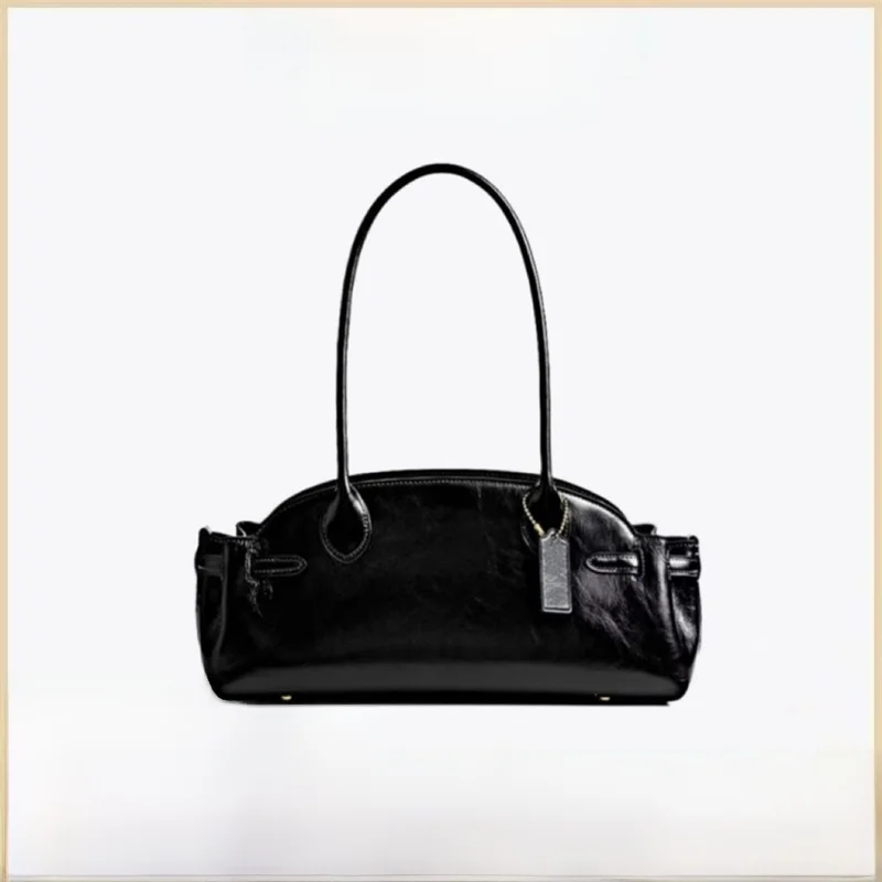 

Ele Женская сумка подмышки Faionable Универсальная сумка на одно плечо Уникальный дизайн Ручная сумка Boston Мягкая кожа Квадратная ...