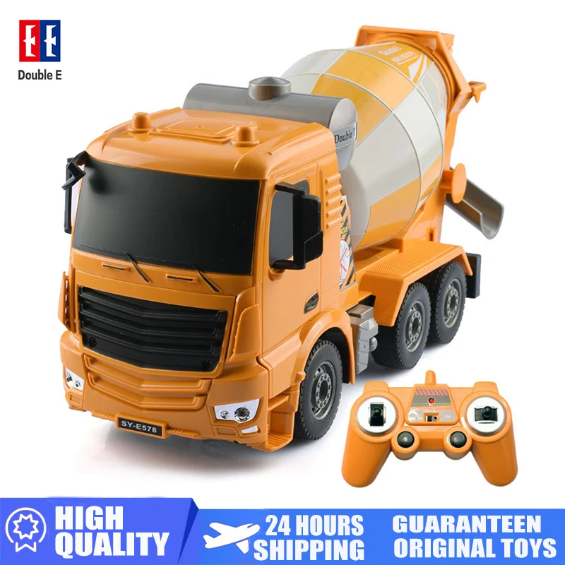 

DOUBLE E E578 1:26 RC Truck 2.4G Remote Control Engineering Vehicle Series Truck Cement Mixer Toys for Boys Children Xmas Gifts