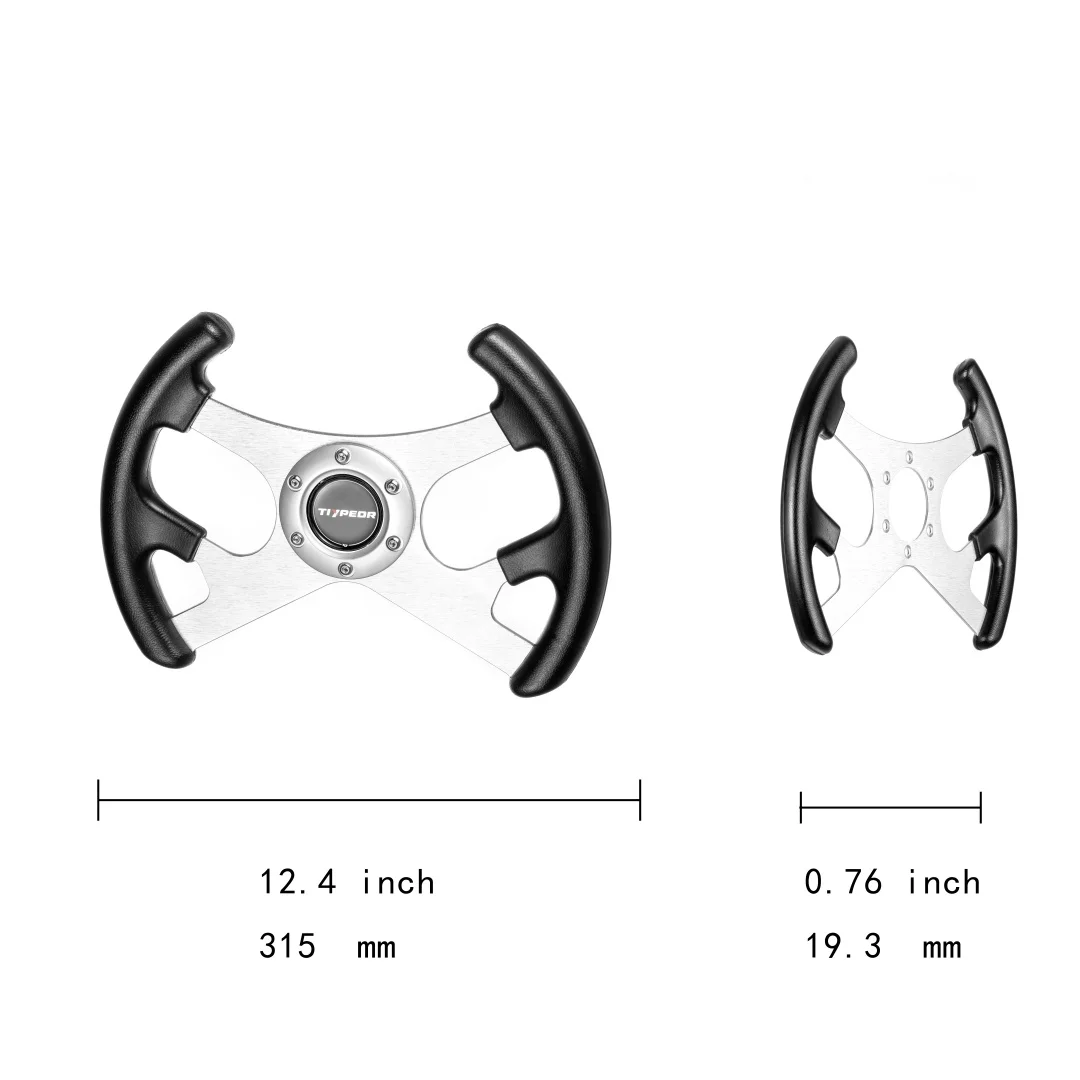 TIYPEOR Manufacture Steering Wheel Golf Cart Multifunctional PU Steering Wheels for Car Modified