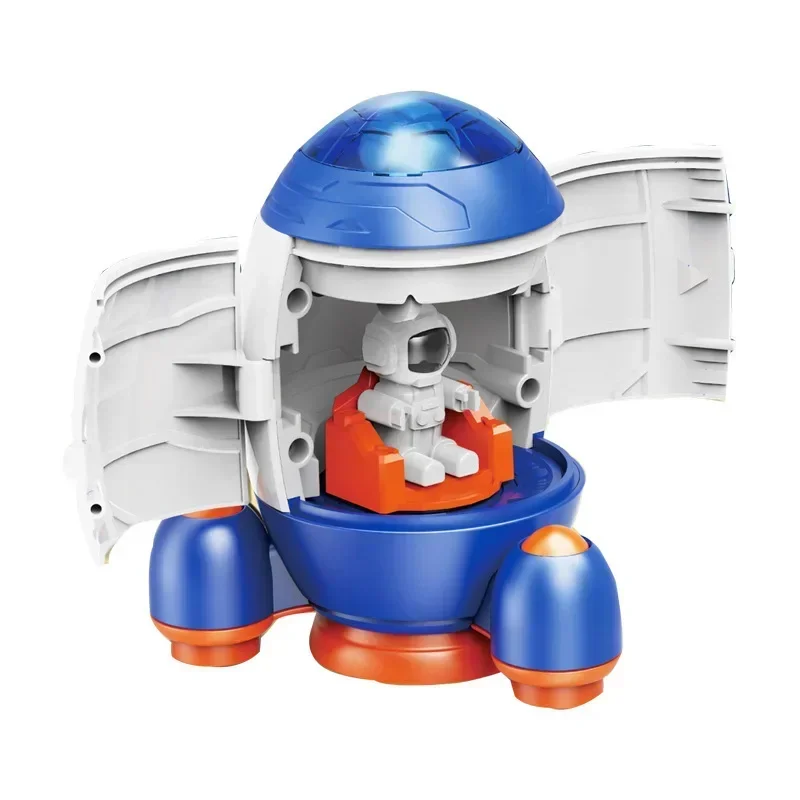 Kinder Puzzle Raum Spielzeug Auto Simulation Modell Astronaut Rakete Raumschiff Serie Spielzeug Auto für Jungen Geschenk – Detail 4