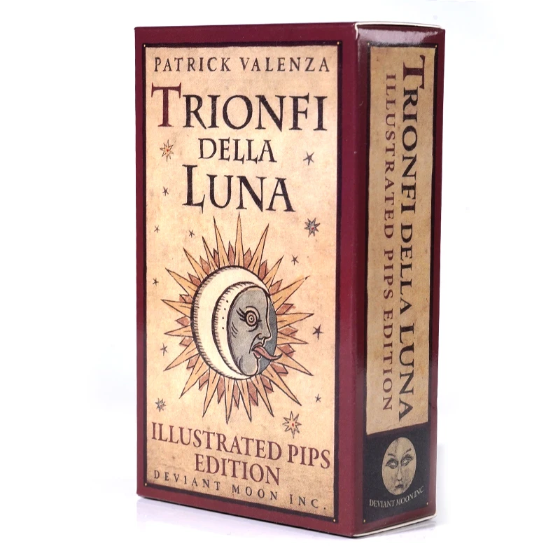 The Trionfi della Luna Tarot 78 Tarot Deck Original Tarot Cards For Beginners And E-booklet Divination Tools For All Skill