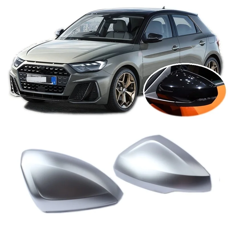 

for Audi A1 GBA GBH Allstreet 2018 2019 2020 2021 2022 2023 Matt Chromed Rear View Wing Mirror Cover Replacement