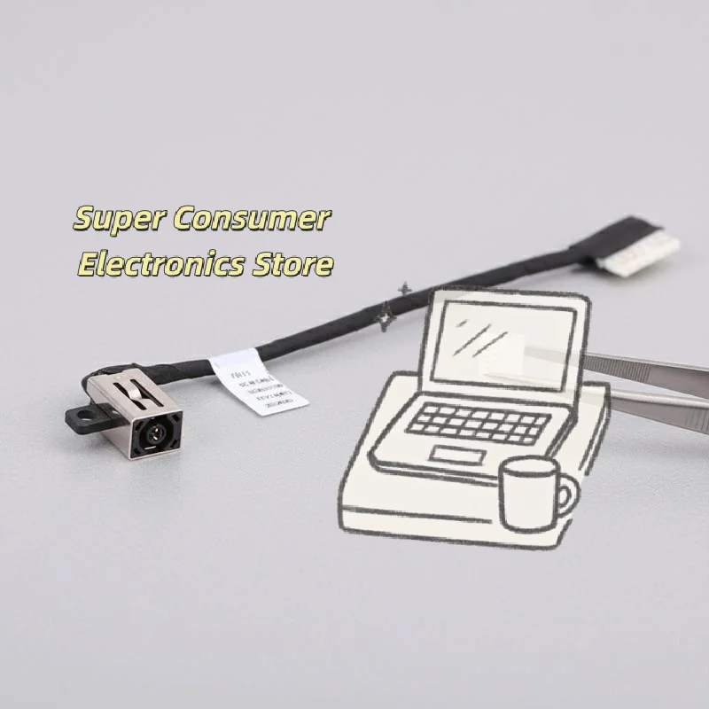 Inspiron Vostro 15 3510 3400 3401 3500 3501 DC IN Power Jack with Cable Long Lasting Repair Part for Frequent Use