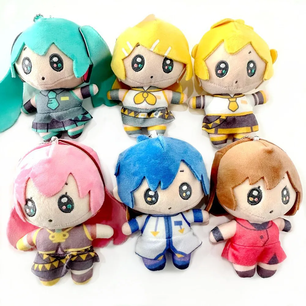 

1 Pc Anime Hatsune Miku Plush Doll Kagamine Rin Len Megurine Luka MEIKO KAITO Action Figures Collection Kid Toy