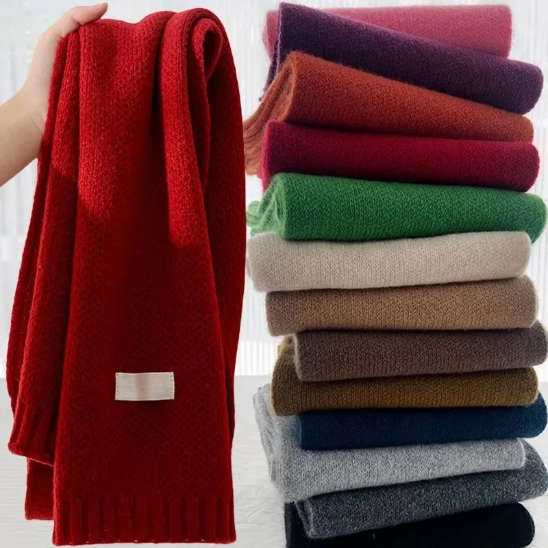 Imitation Cashmere Scarf Women Winter Shawls and Wraps Hijab Blanket Ladies Thick Neckerchief Bufanda Pashmina Long Echarpe