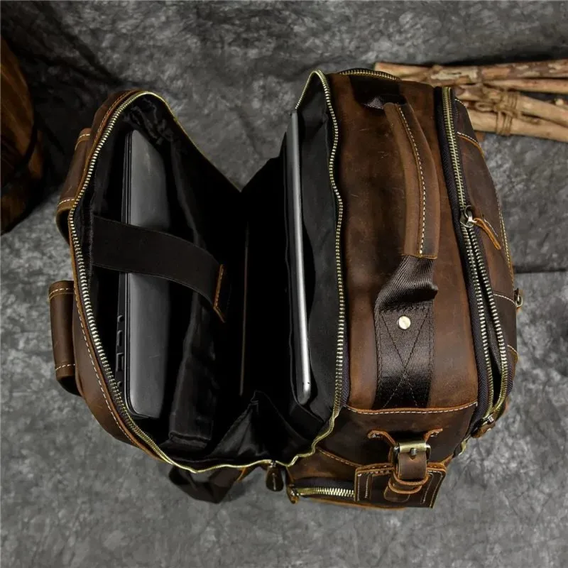 

TEXU Backpack For Men - Stylish Vintage Design, 15.6" Laptop Compartment, Perfect For Travel And Daily Use