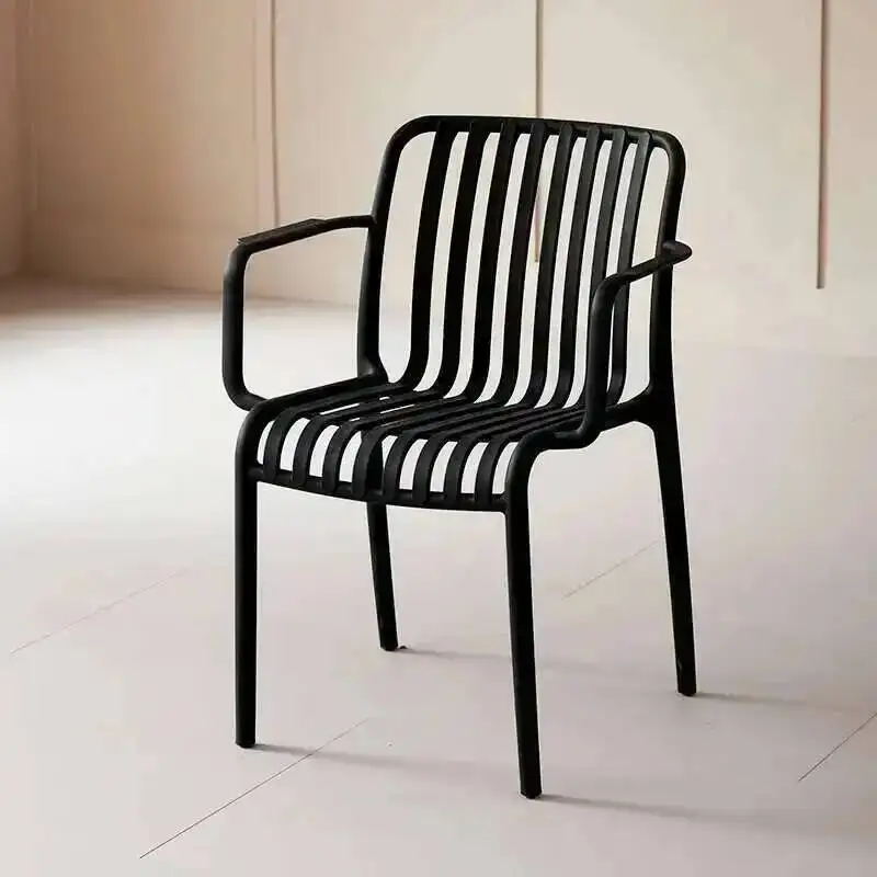 Modern Plastic Folding Comedor Dining Chairs Accent Silla Individual Relax Minimalist Lounge Dining Chairs Home Furniture CC