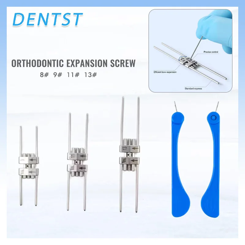 

1Pcs Dental Orthodontic Expansion Screw Palatal Expander Mini Standard Size Stainless Steel Frame Ortho Dentistry Tools