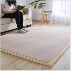 2cm Thickness Carpet for Living Room Baby Crawling Tatami Mats Kids Play Mats Coral Fleece Bedroom Mattress Bedside Carpet Rugs