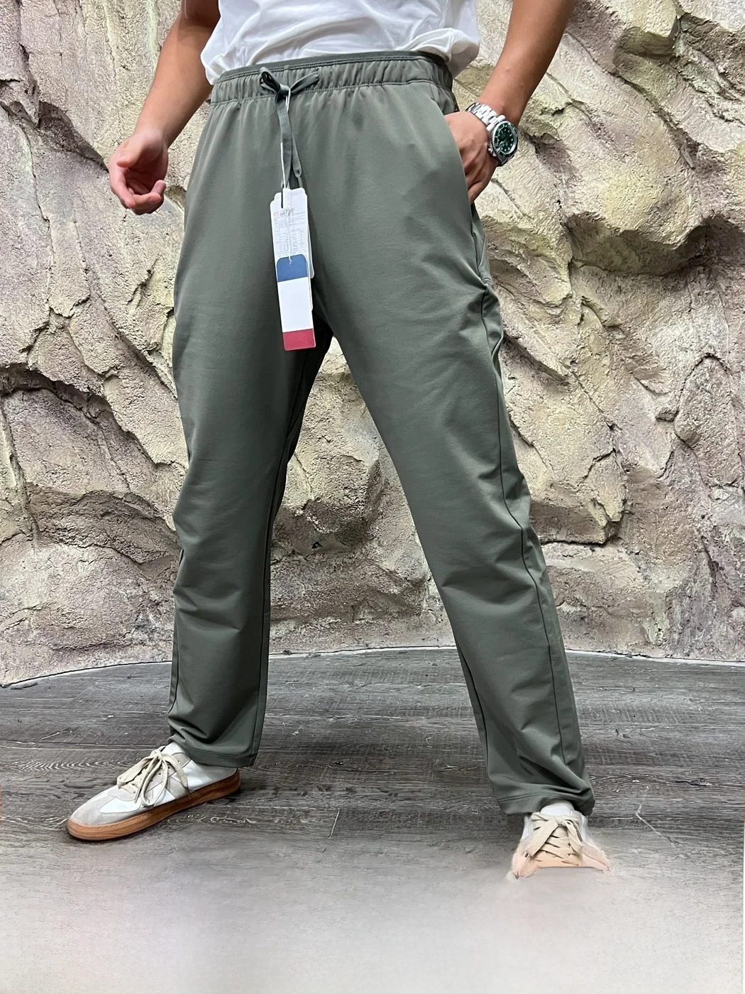 Three-Proof Men's Outdoor Casual Pants Technological Black Science Waterproof Windproof Spring Autumn Soft  Function Style
