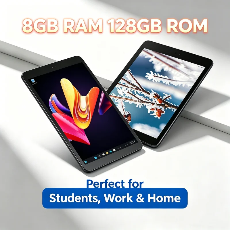 2026 Hot Sales AR1 64Bits 8" Windows 10 Tablet 8GB RAM 128GB ROM HDMI-Port 1280*800 IPS X5-Z8300 Quad Core WIFI