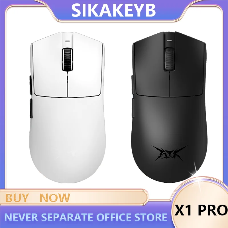 

Atk X1 Ultra 8k X1 Pro Max Mouse Wireless Bluetooth 2 Mode Mouse Paw3950 Lightweight 49g Ultra 8k Mouse Office Fps Gamer Mouse