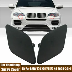 Tapa de cubierta de chorro de pulverización de boquilla de arandela de Faro de parachoques delantero automático para BMW E70 X5 E71 E72 X6 2008-2014 #51657052427 51657052428