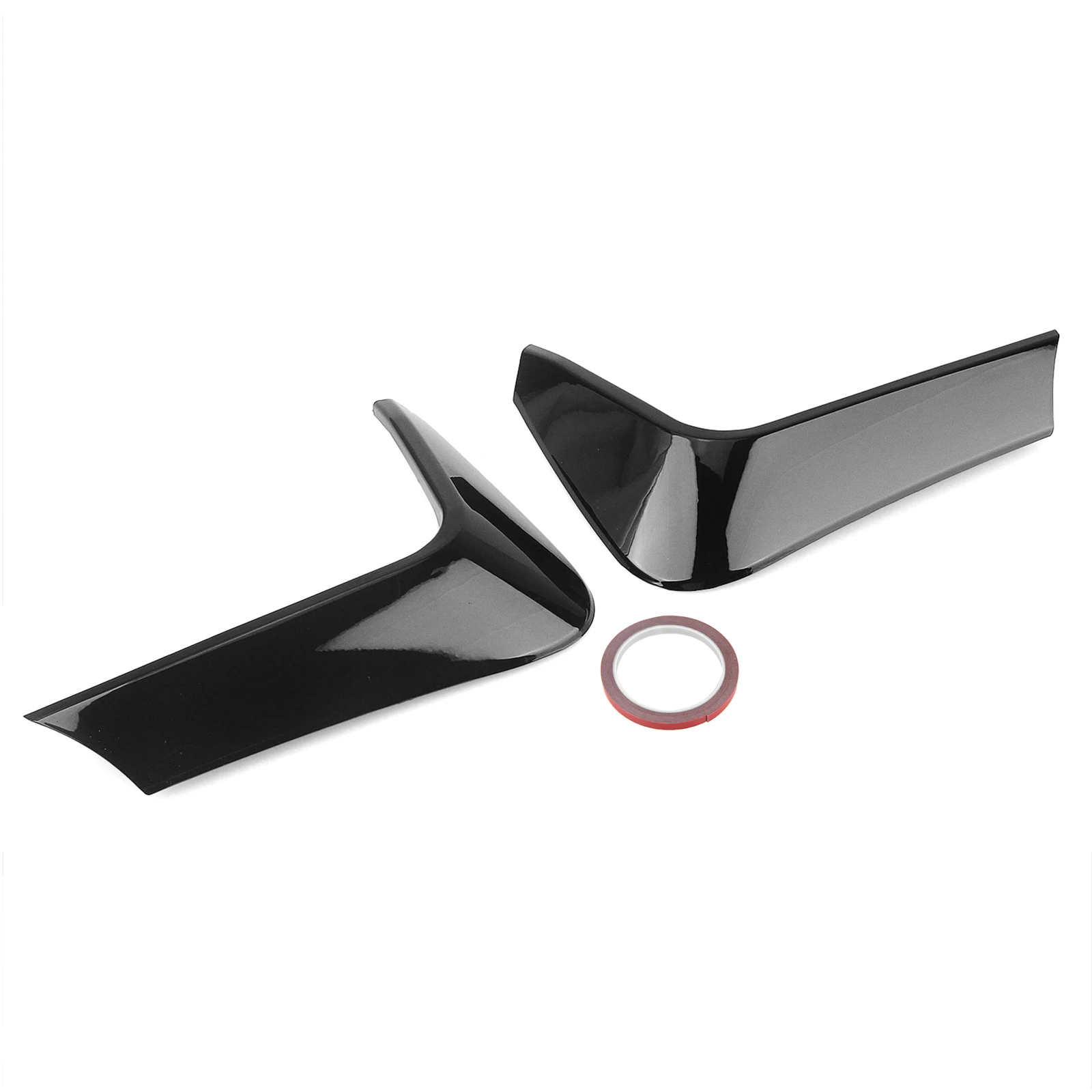 2PCS Rear Bumper Side Flaps Apron Winglets Corner Spoiler Diffuser Splitter Trim For BMW F80 M3 F82 F83 M4 2014-2020