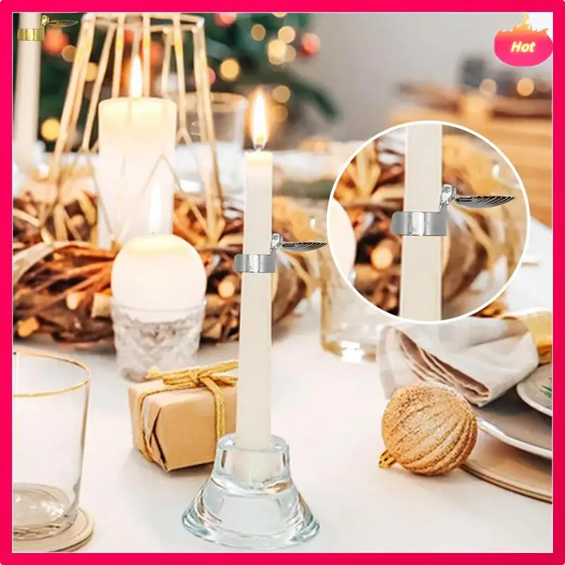New 4PCS Candle Snuffer Metal Shell Automatic Candle Snuffer Extinguisher Universal Candle Fire Extinguishing