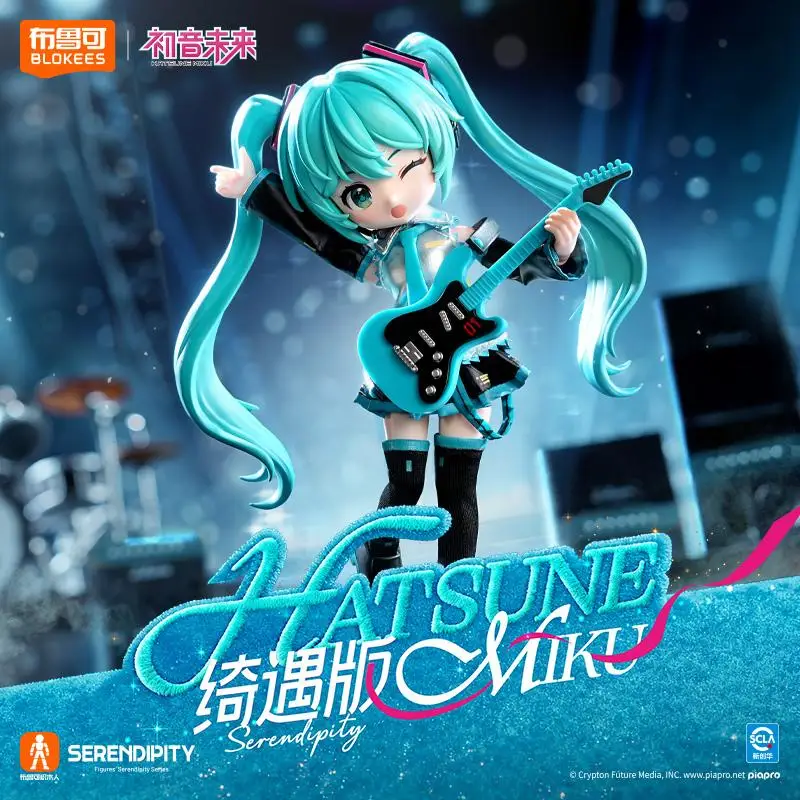 Nowa Oryginalna Figurka Blokees Anime Hatsune Miku Formula Server Encounter Edition Model do Składania Kolekcjonerski Ornament Prezent