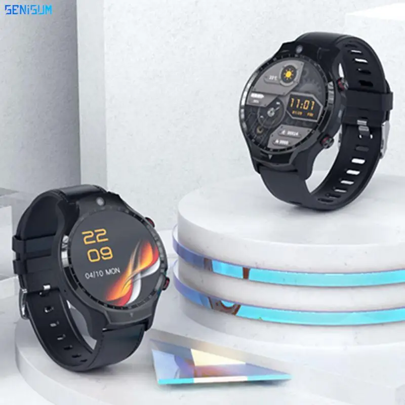 New Smart Watch 1.6inch HD Screen Android 9.1 GPS Smartwatch 4G 128Gb ROM 800mAh Dual System Heart Rate Spo2 Monitor Smart Watch