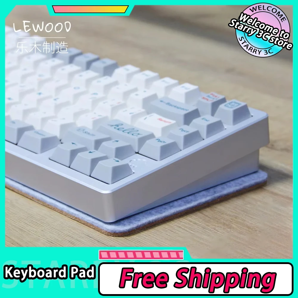 

Cork Felt Keyboard Pad Desk PadCustom Mechanical Keyboard Pad HIFI Insulation Optimize Sound Effect Compatible with 75%80%100%