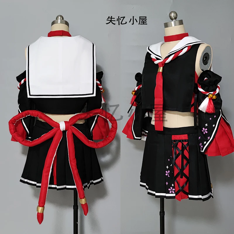 Hololive Okami Mio Cosplay Costume Halloween Party Outfit Custom Made Any Size 001 view 4
