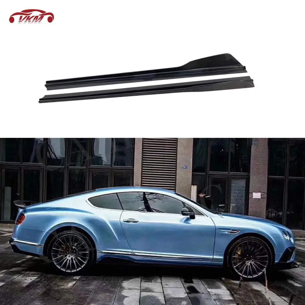 

Side Skirt Rocker Panels Extension for Bentley Continental 2015-2017 Splitters Side Skirt Lip Wing GT Style Carbon Fiber