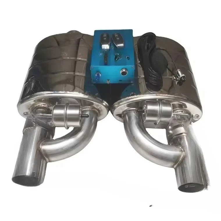 High Quality Performance 201/304 2.5 Inch Stainless Steel Exhaust Muffler Vacuum Valve Muffler With Controller