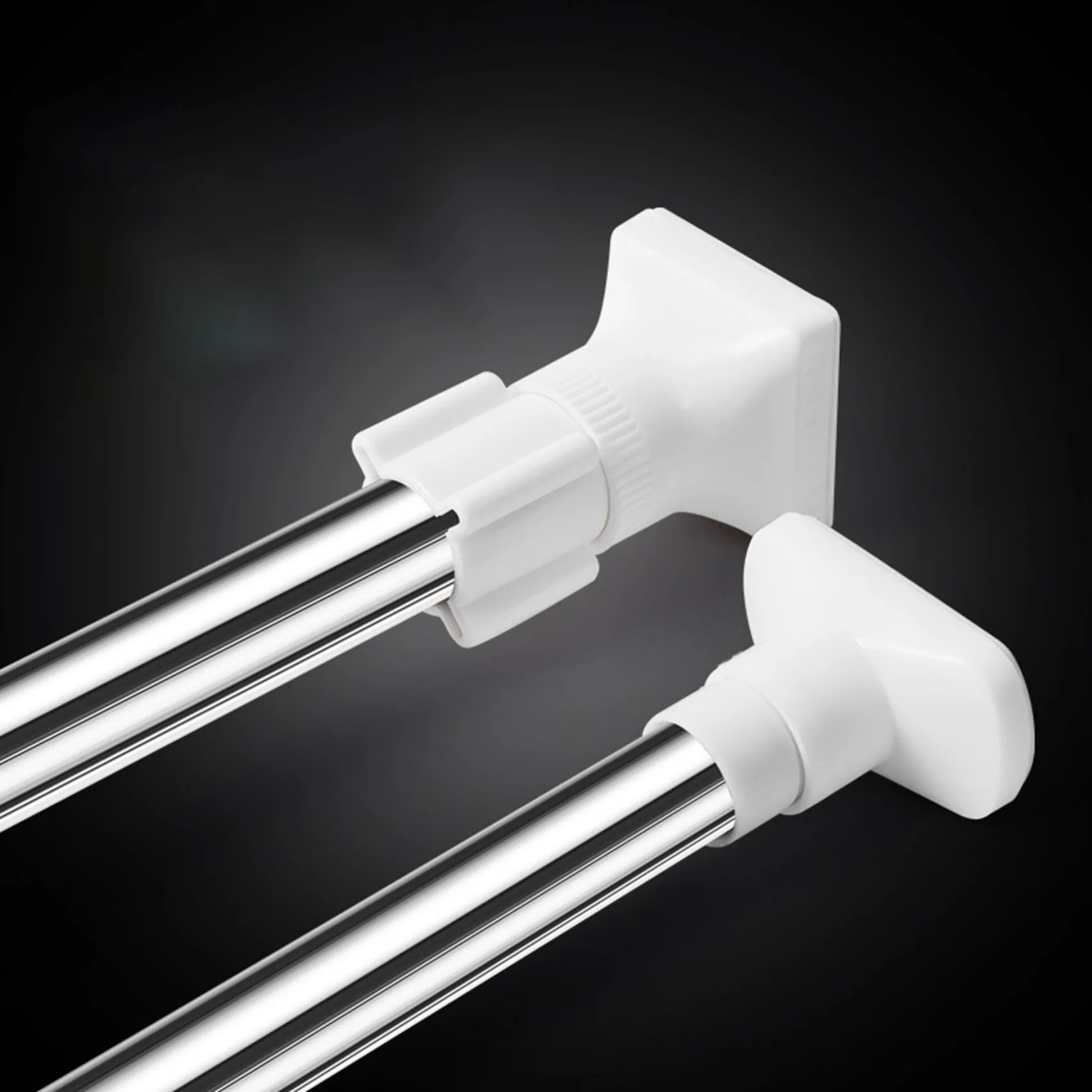 YWDZ-2X تلسكوبي قابل للتعديل قضيب مجفف الملابس التوتر قضيب الحمام السكك الحديدية يمكن استخدامها لمساحة 27.56-39.37In