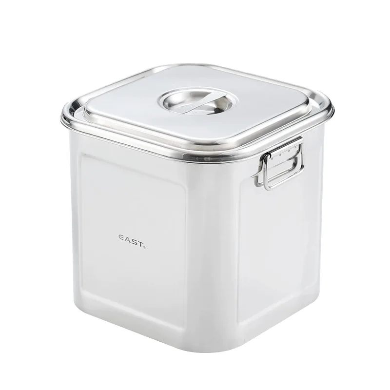 

water , kitchen household with lid, miscellaneous grain rice , moisture-proof and insect-proof storage bucket