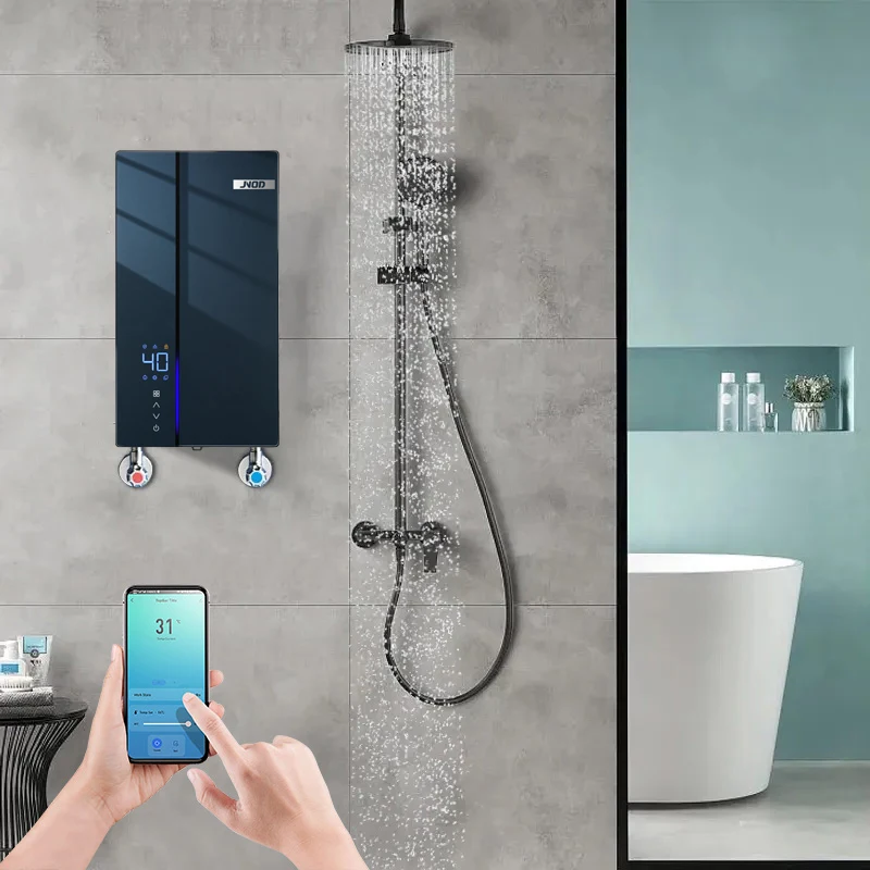

Manufacture Wholesale Price Whole House Portable Bathroom 220v Instant Electric Tankless Shower Hot Water Heater with Smart Wifi