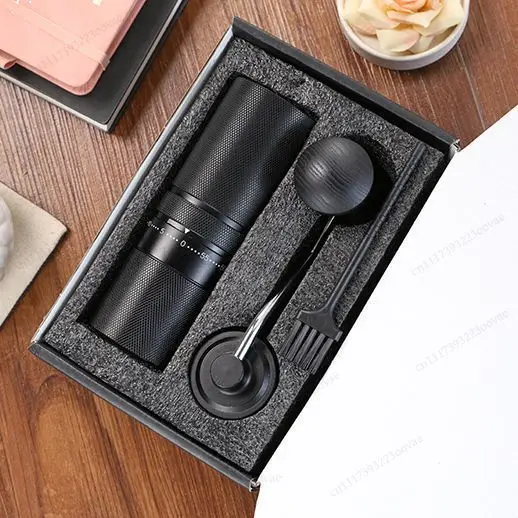 CNC External Adjustment Manual Coffee Grinder 420 Stainless Steel Grinding Core Hand‑Crank Coffee Maker Replacement Accessories