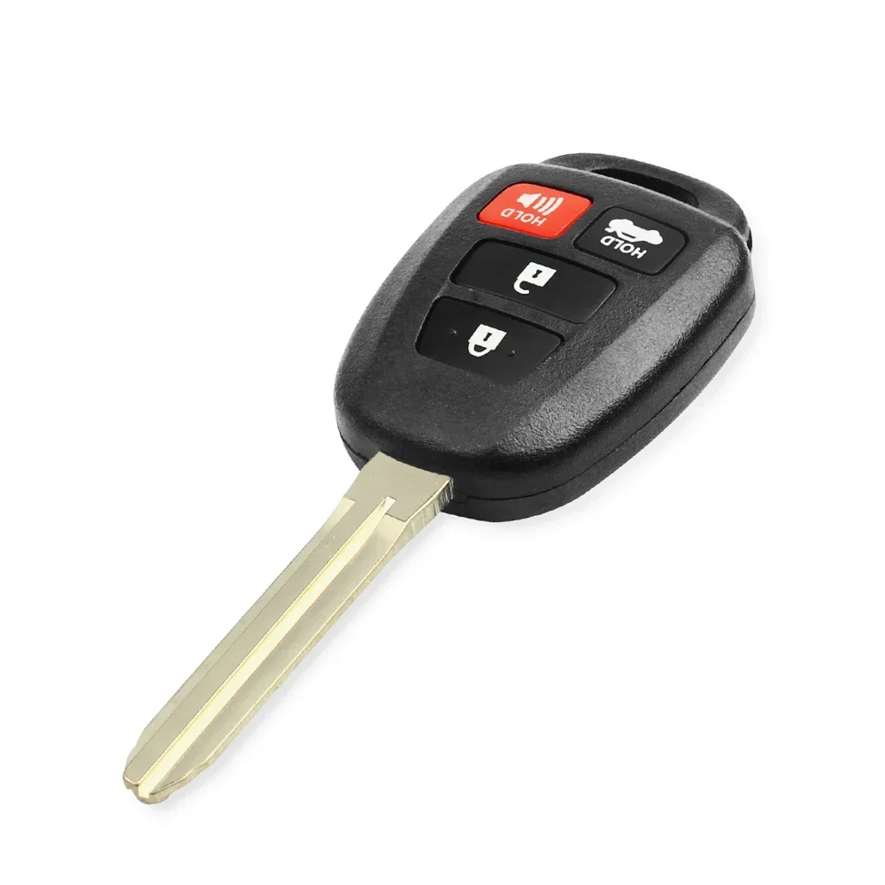 KEYYOU 3/4 Button Remote Car Key 314.4Mhz For Toyota Camry 2012-2016 Corolla 2014-2017 with G H Chip HYQ12BDM HYQ12BEL