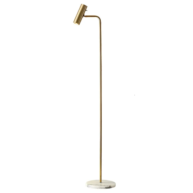 Modern LED Dimmable Floor Lamp Gold/Black/White Minimalist Foyer Bedroom Office Vertical Floor Light Home Decor Light Fixtures