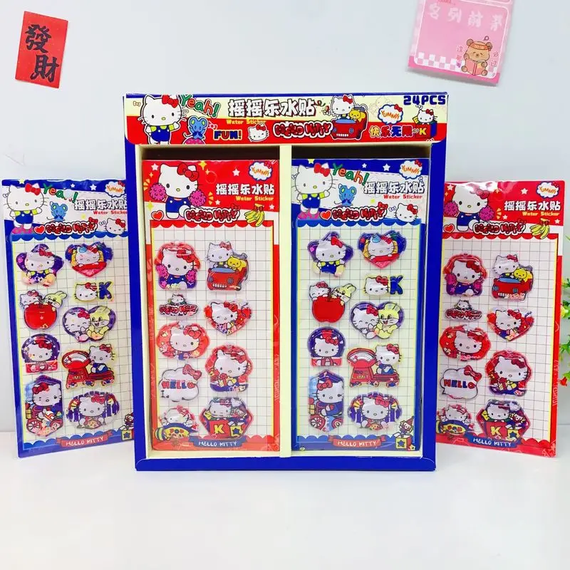 

Наклейка Sanrio Kawaii Hello Kitty 3D с эффектом водной пены, для самостоятельного оформления чехлов для телефонов, с кристаллами и жидким глиттером, водонепроницаемая, для кошельков